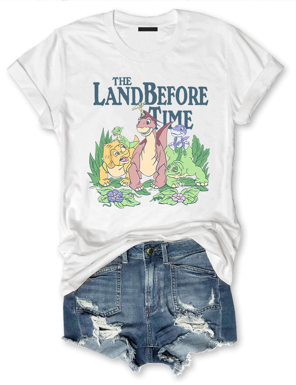 The Land Before Time Pastel Dinosaur Friends T-shirt