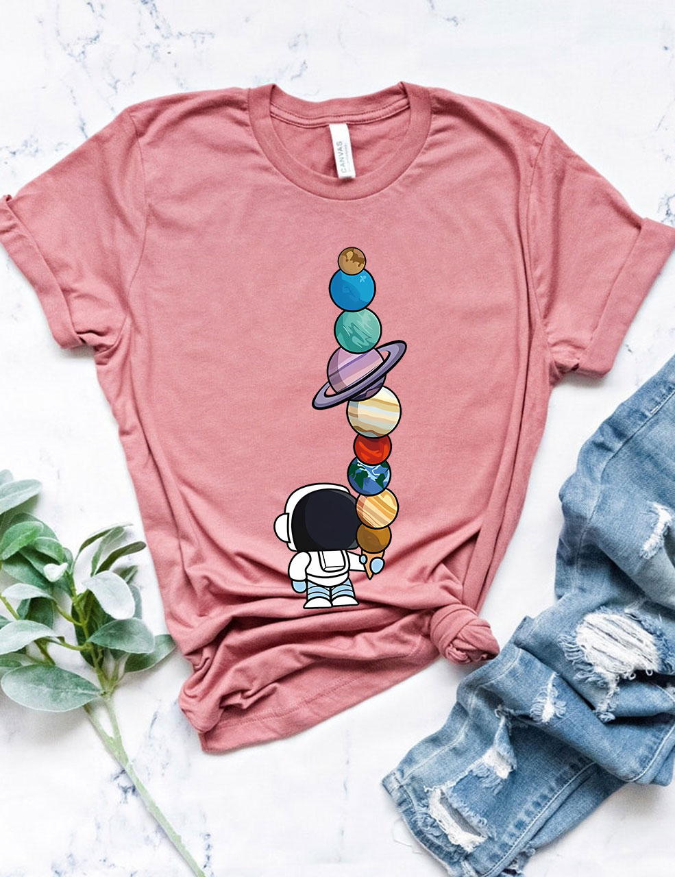 Astronaut and Planet T-shirt