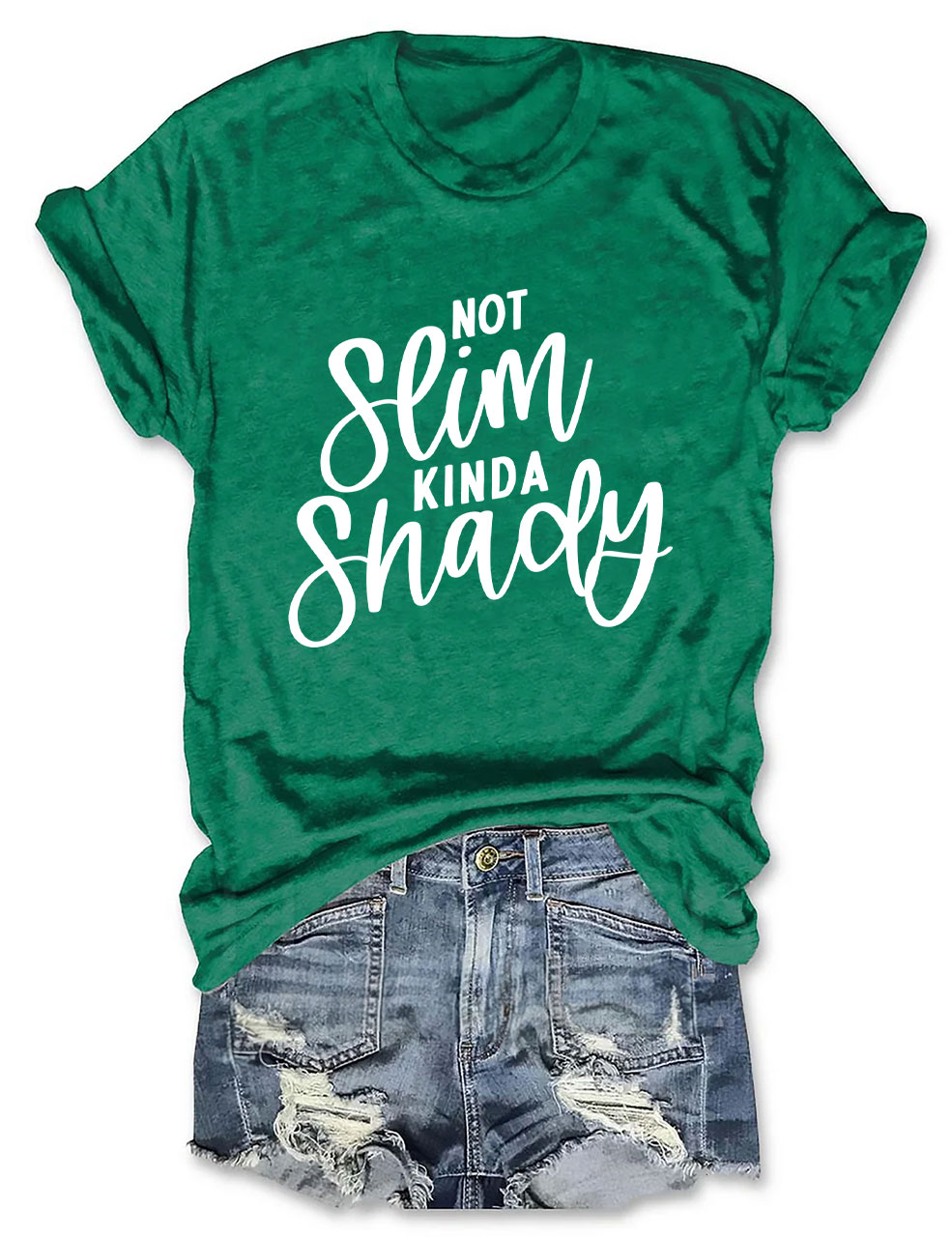 Not Slim Kinda Shady Funny T-shirt