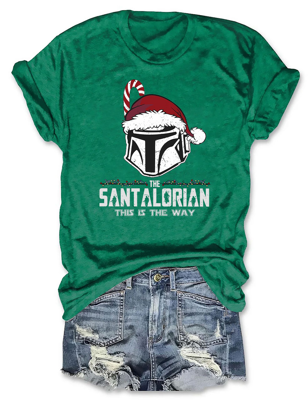 Star Wars Santalorian Funny T-shirt