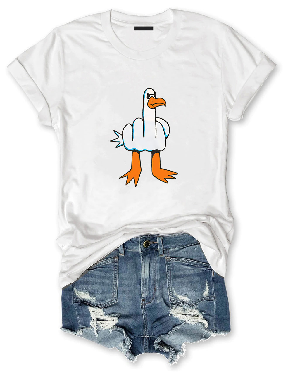 Rude Seagull Funny T-Shirt
