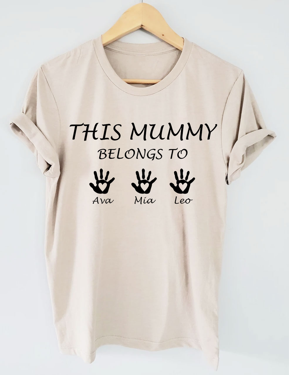 Custom Mama This Mummy Belongs T-shirt