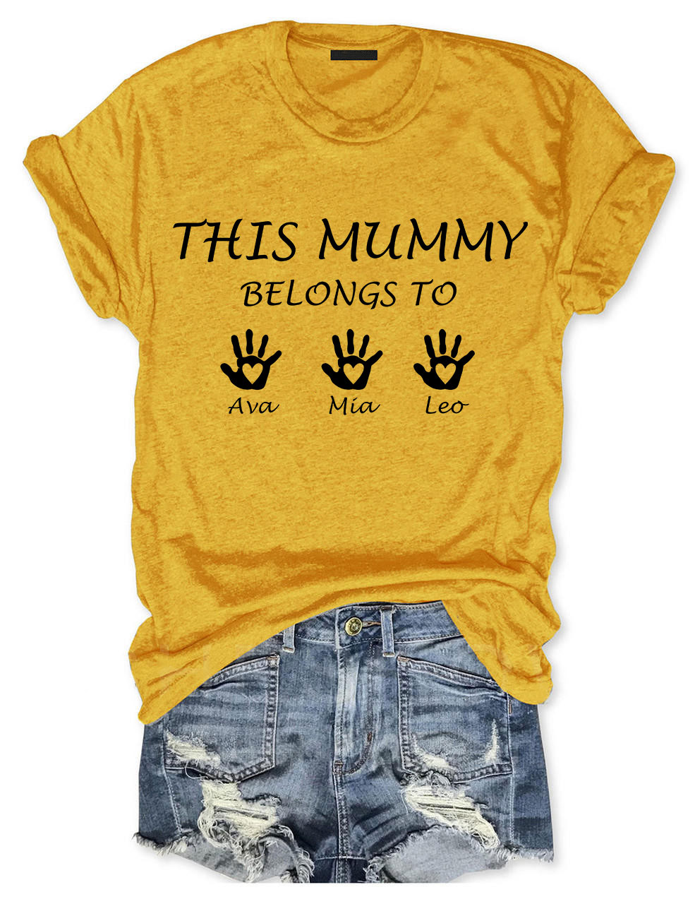 Custom Mama This Mummy Belongs T-shirt