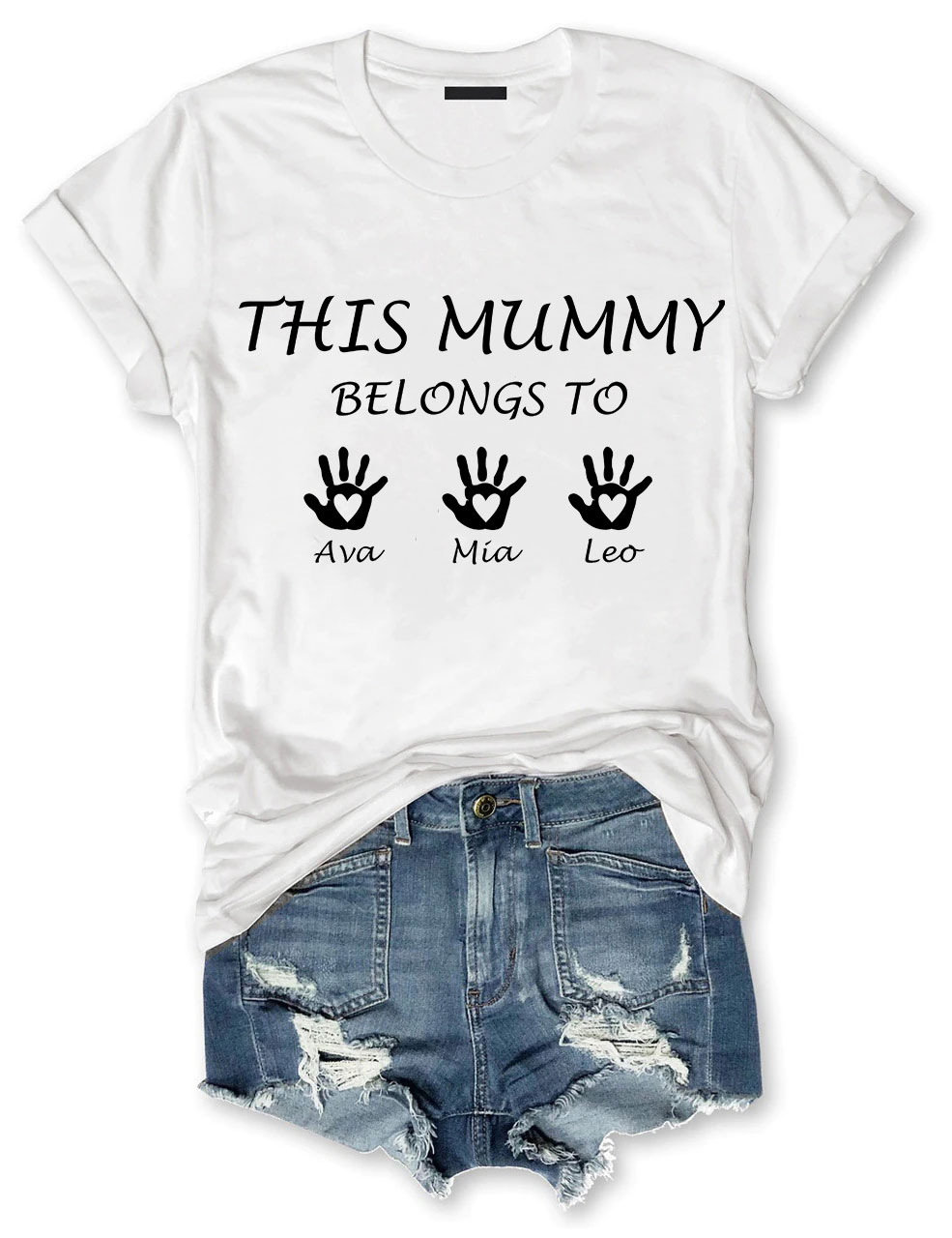 Custom Mama This Mummy Belongs T-shirt