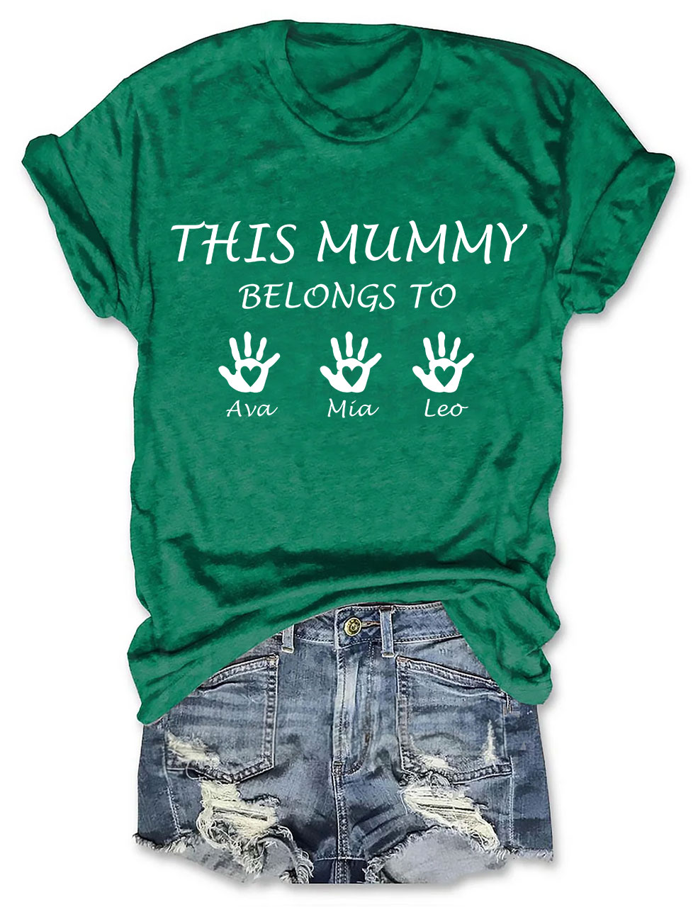 Custom Mama This Mummy Belongs T-shirt