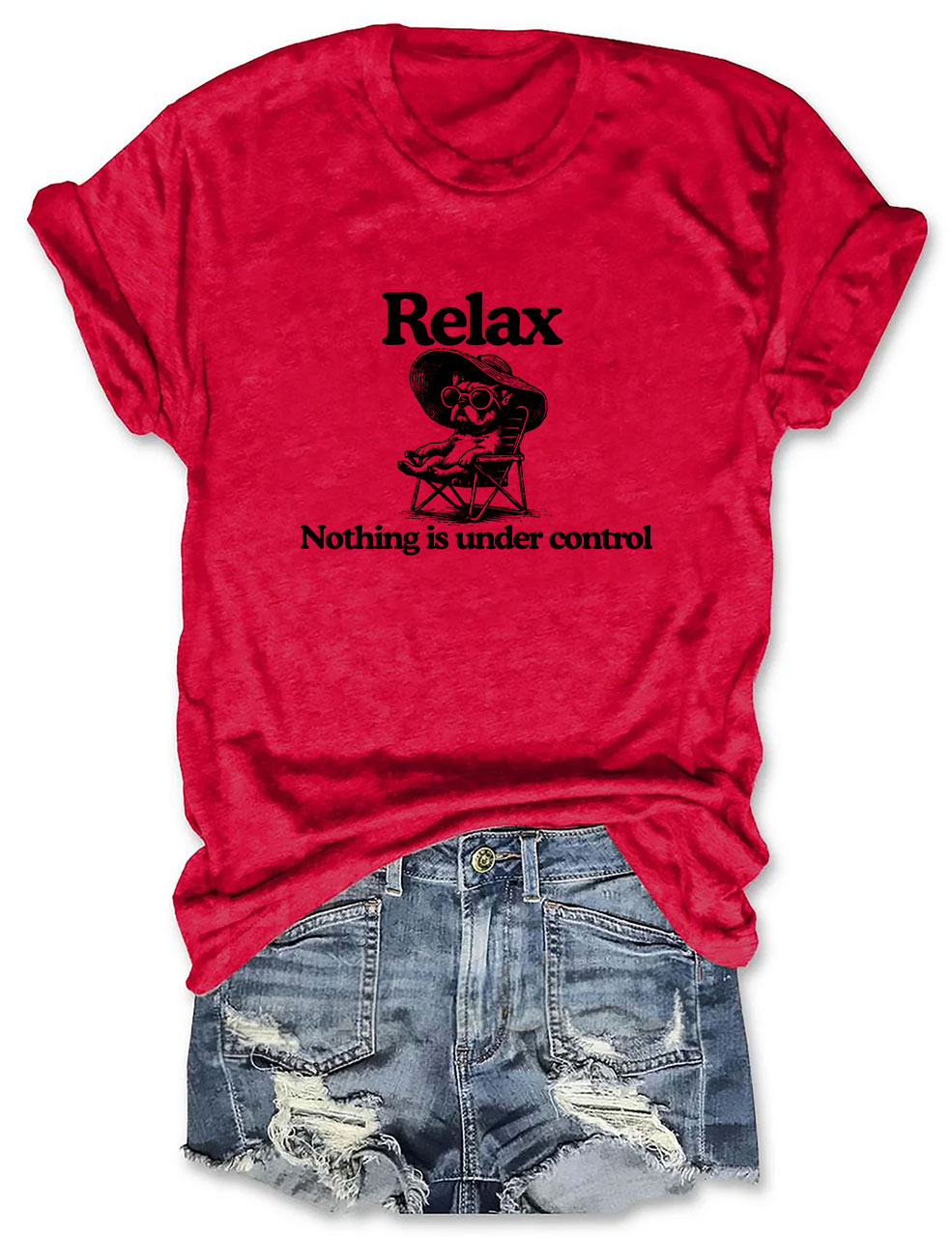 Relax Summer French Bulldog T-shirt