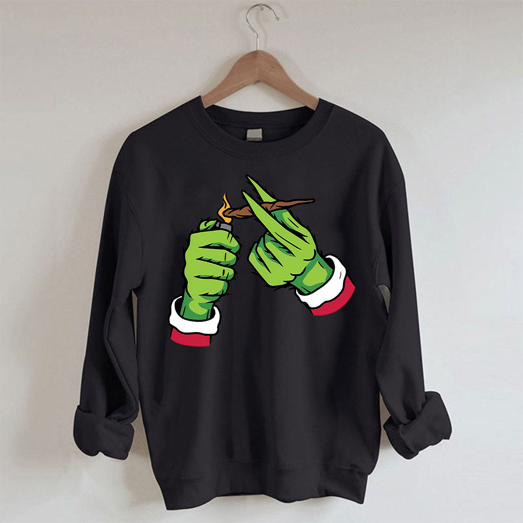 Pothead Christmas Sweatshirt