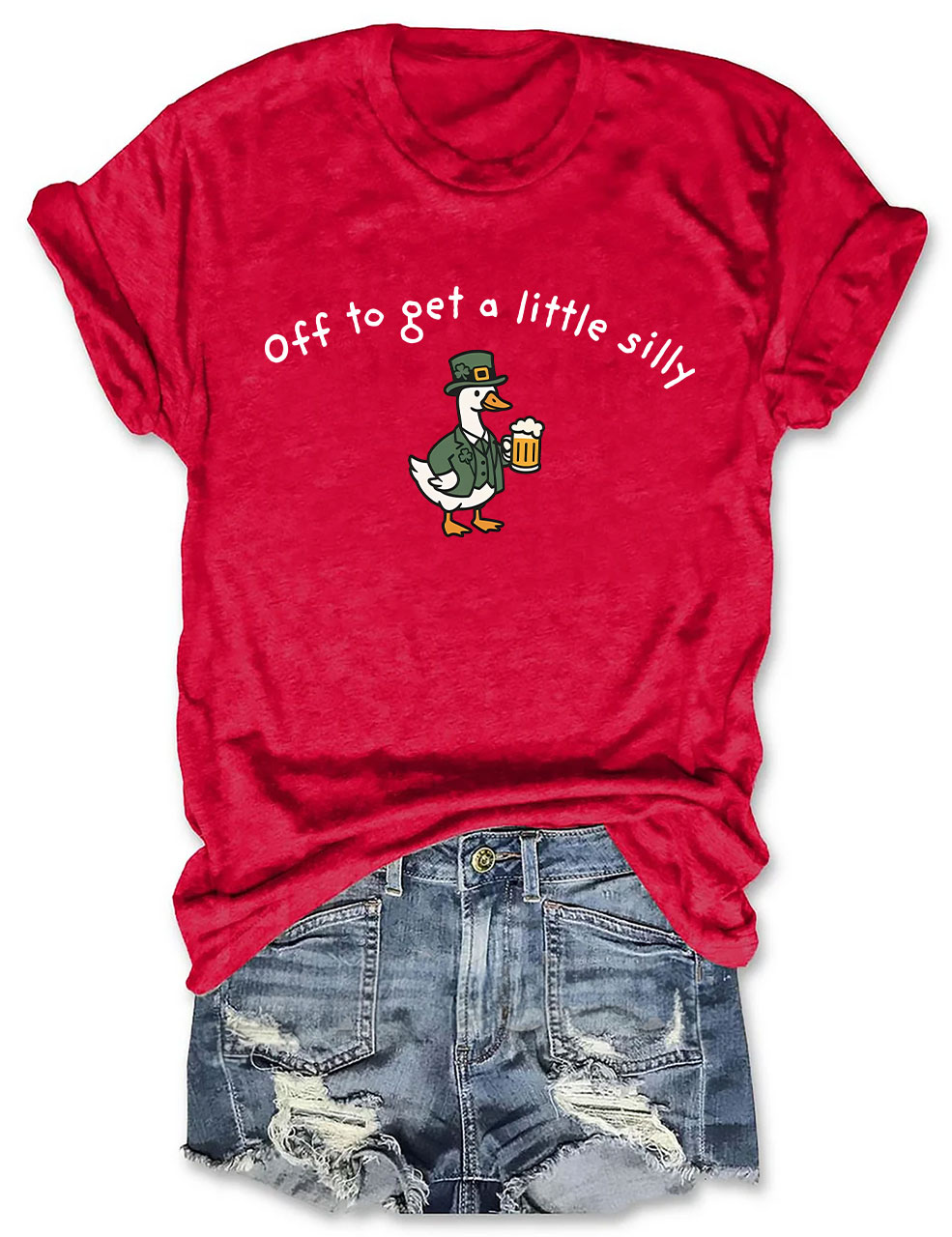 St Patricks Day Goose Funny T-Shirt