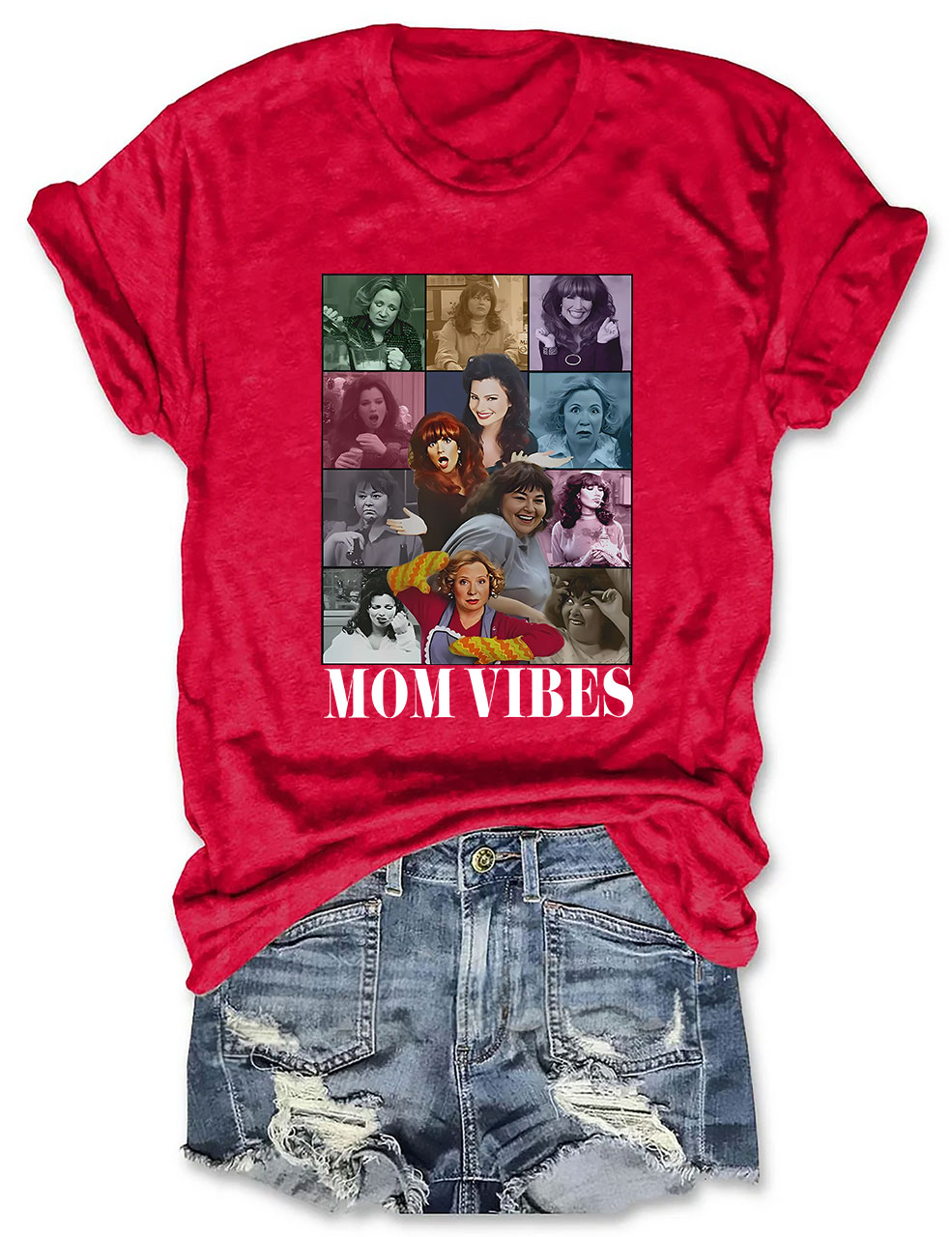 Retro 90��s Mom Vibes T-shirt
