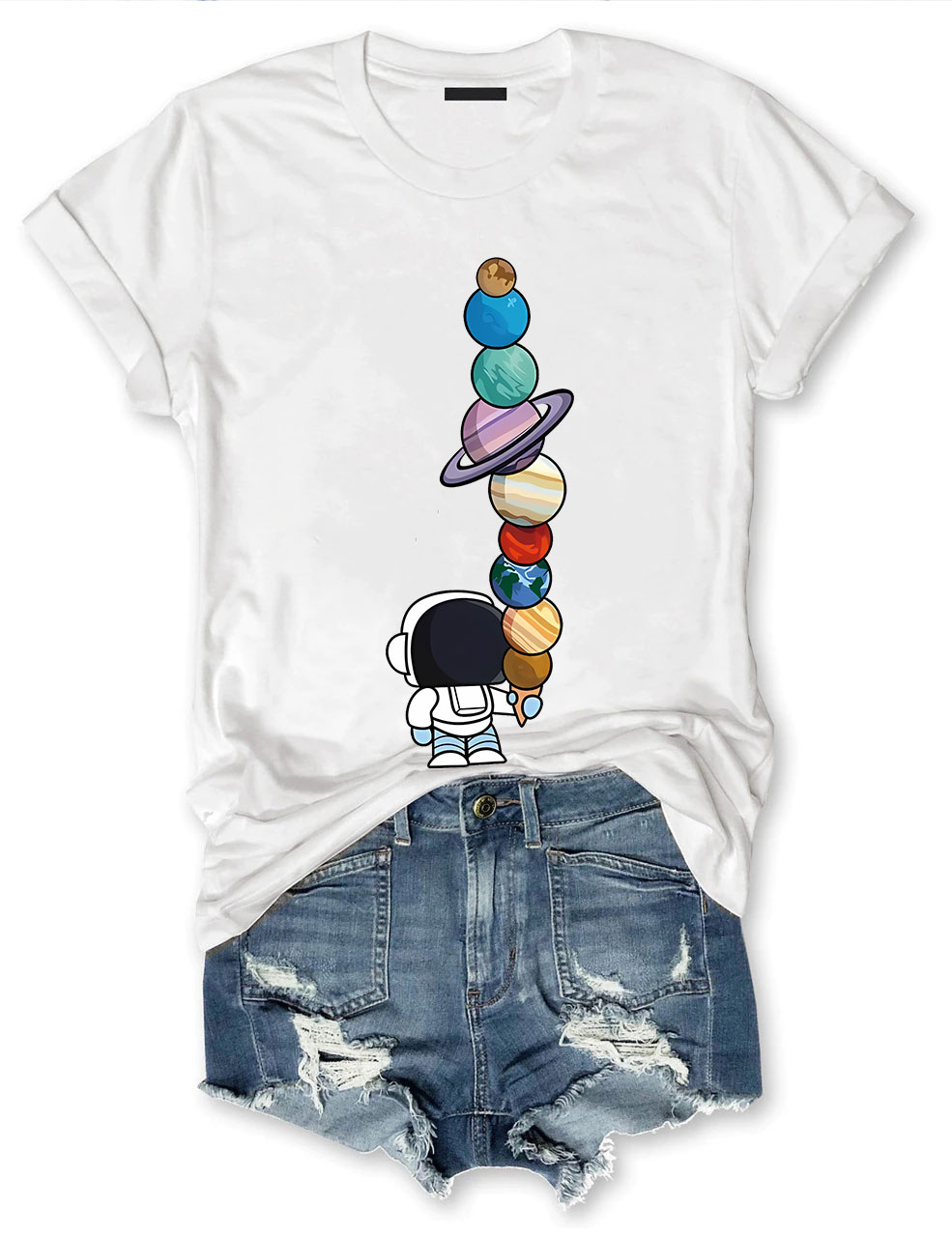 Astronaut and Planet T-shirt