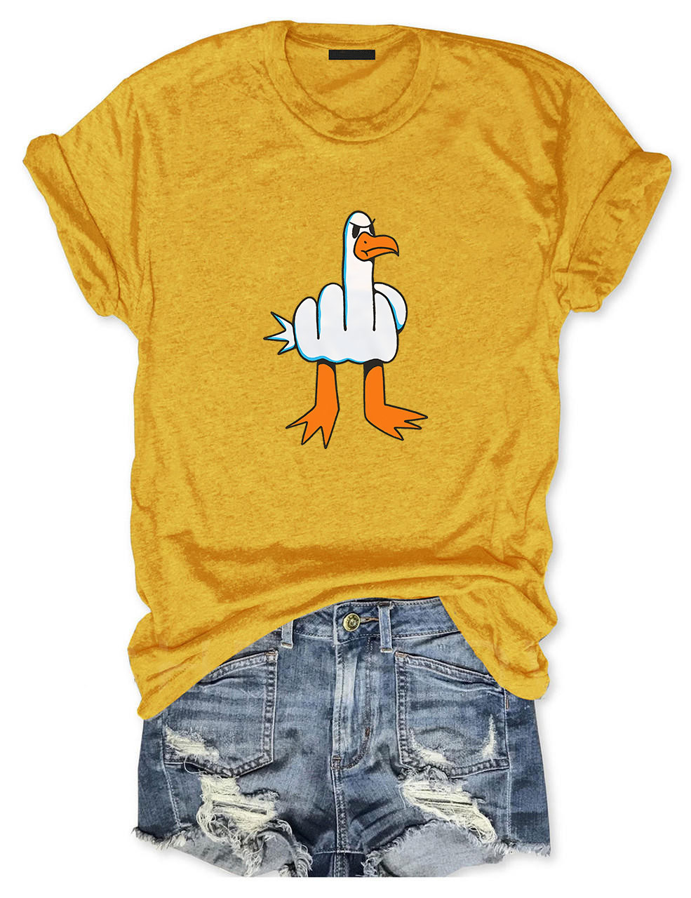 Rude Seagull Funny T-Shirt