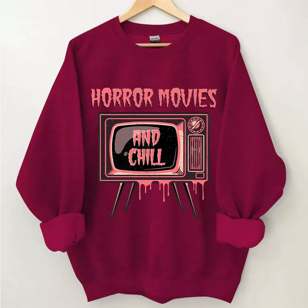 Horror Movie & Chill Sweatshirt