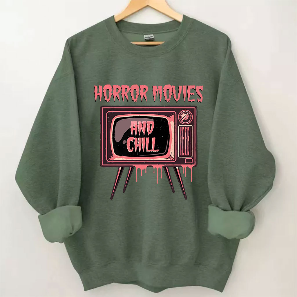 Horror Movie & Chill Sweatshirt