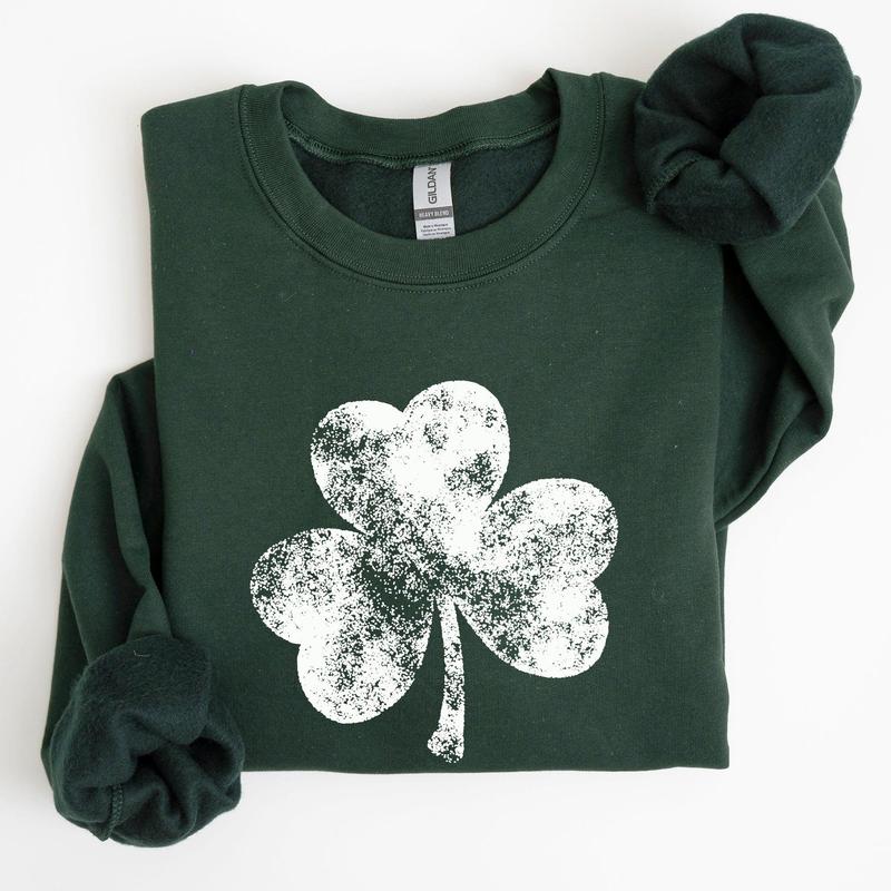 Vintage Shamrock, St Patrick's Day Sweatshirt