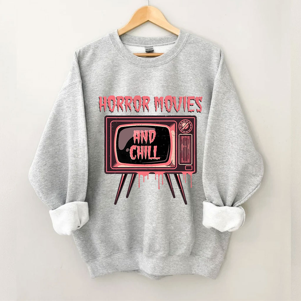 Horror Movie & Chill Sweatshirt