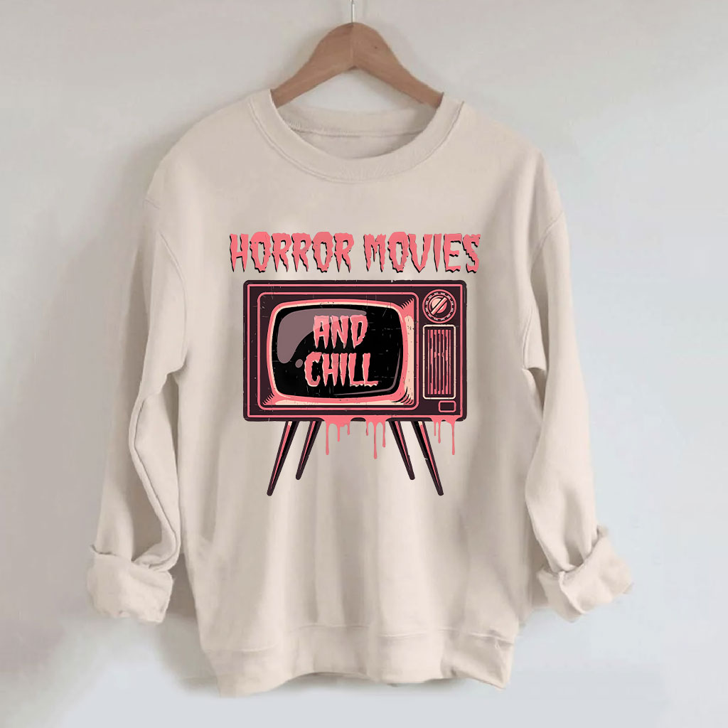 Horror Movie & Chill Sweatshirt
