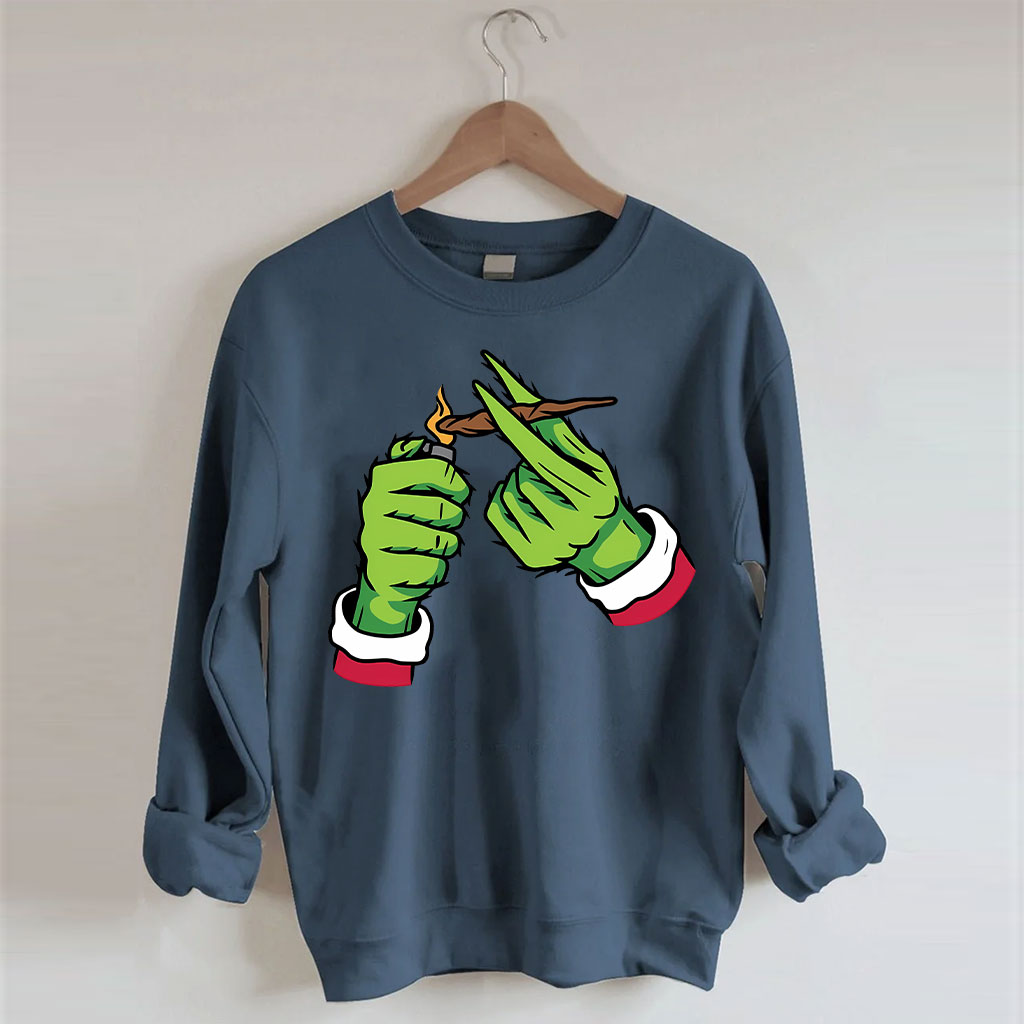 Pothead Christmas Sweatshirt