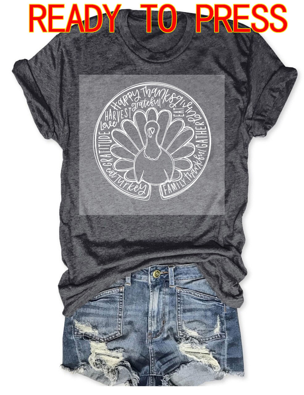 Thanksgiving Turkey DTF Heat Transfer