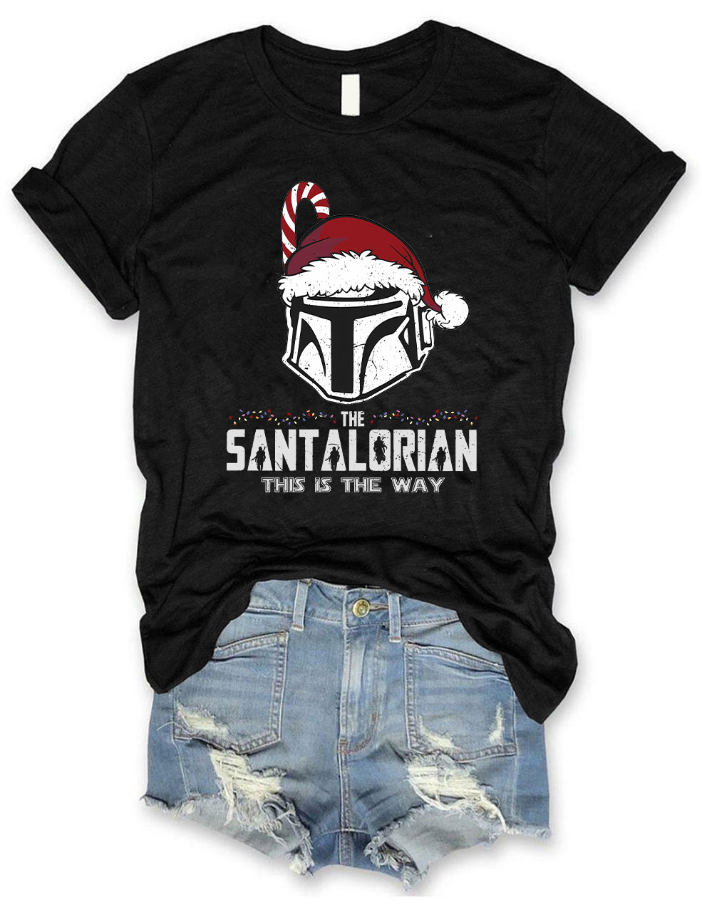 Star Wars Santalorian Funny T-shirt