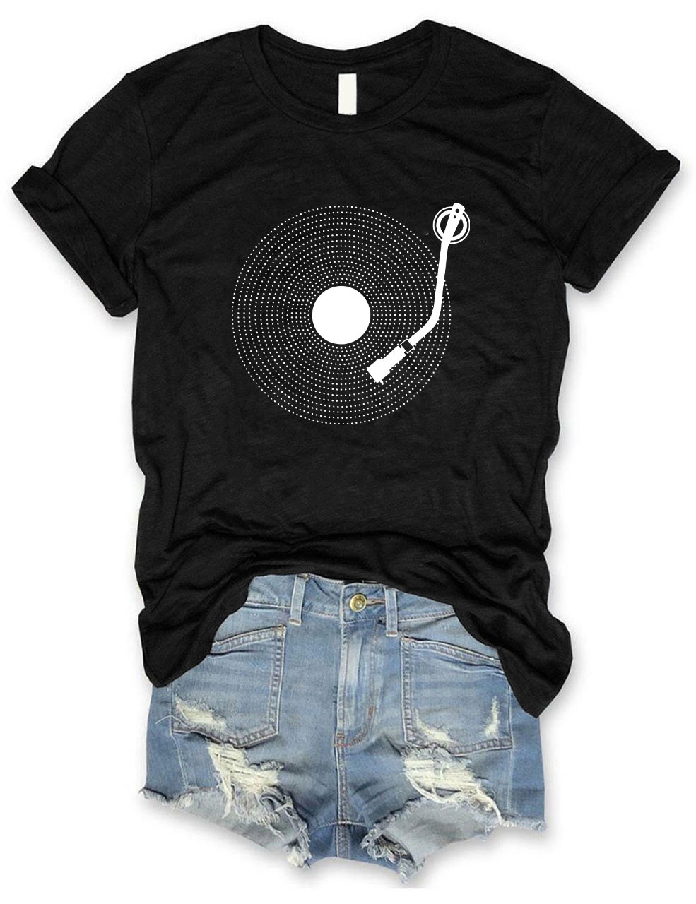 Vinyl Dots Funny T-Shirt