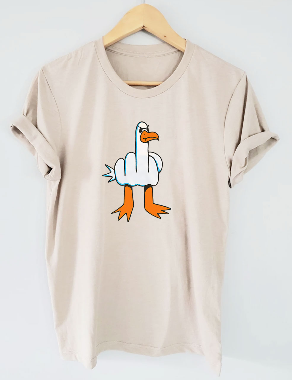 Rude Seagull Funny T-Shirt