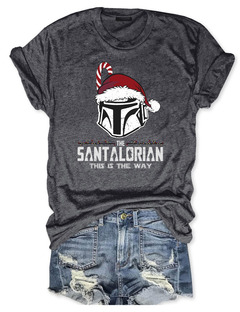 Star Wars Santalorian Funny T-shirt