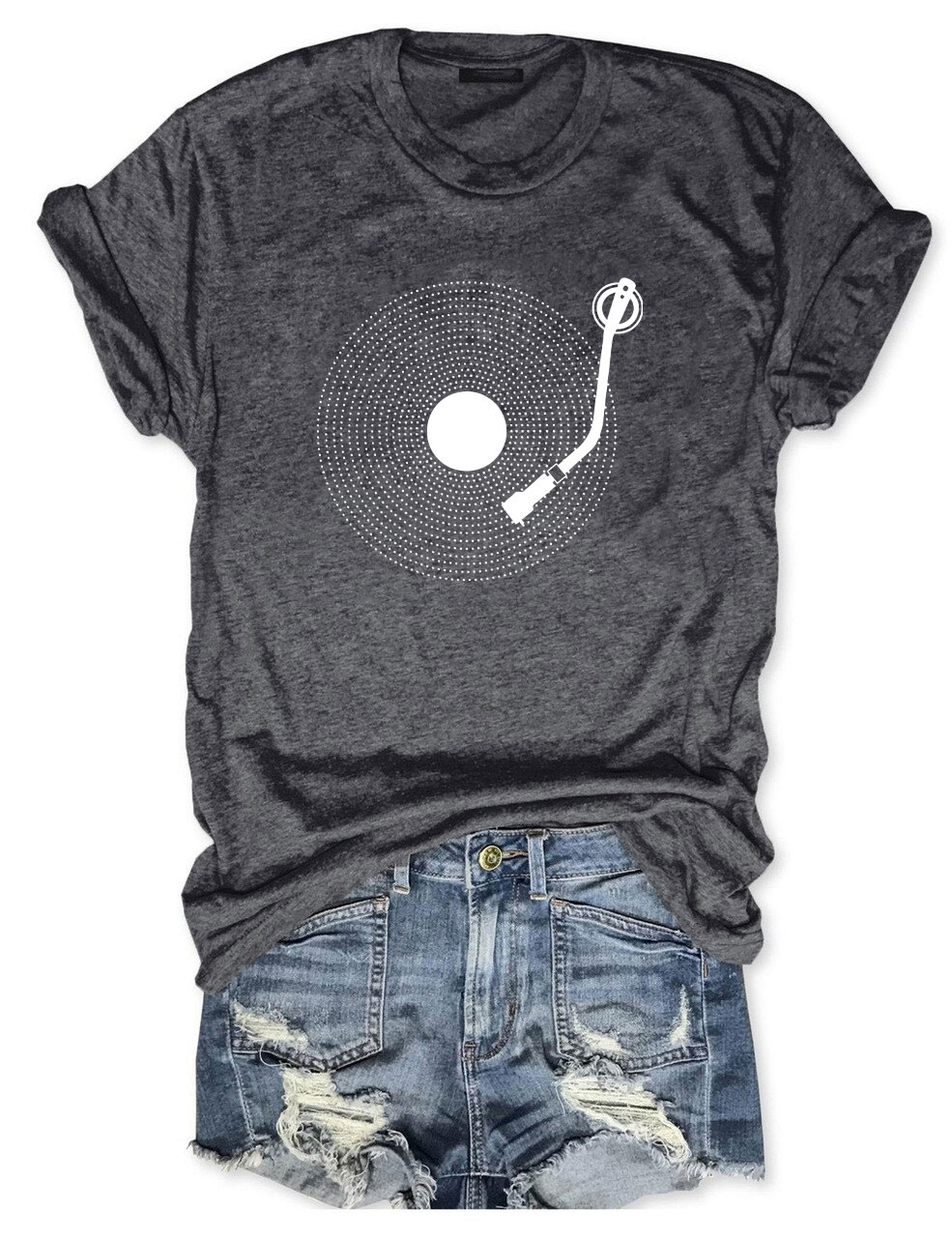 Vinyl Dots Funny T-Shirt