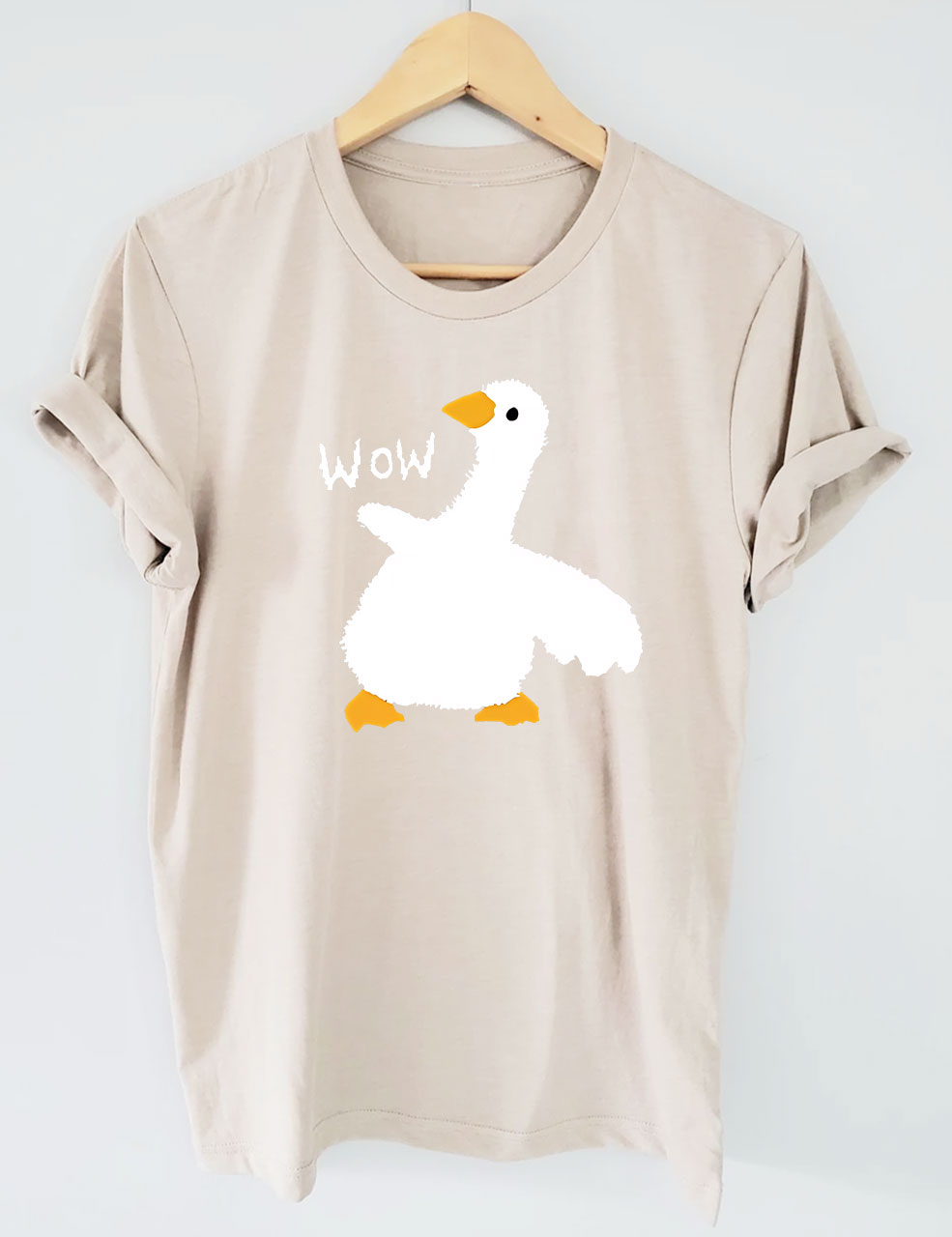 Wow Cartoon Duck T-Shirt
