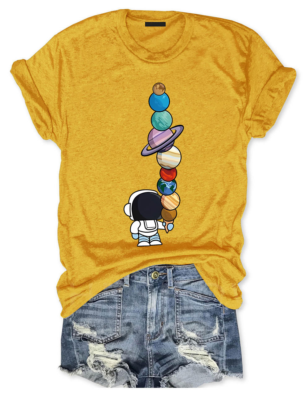 Astronaut and Planet T-shirt