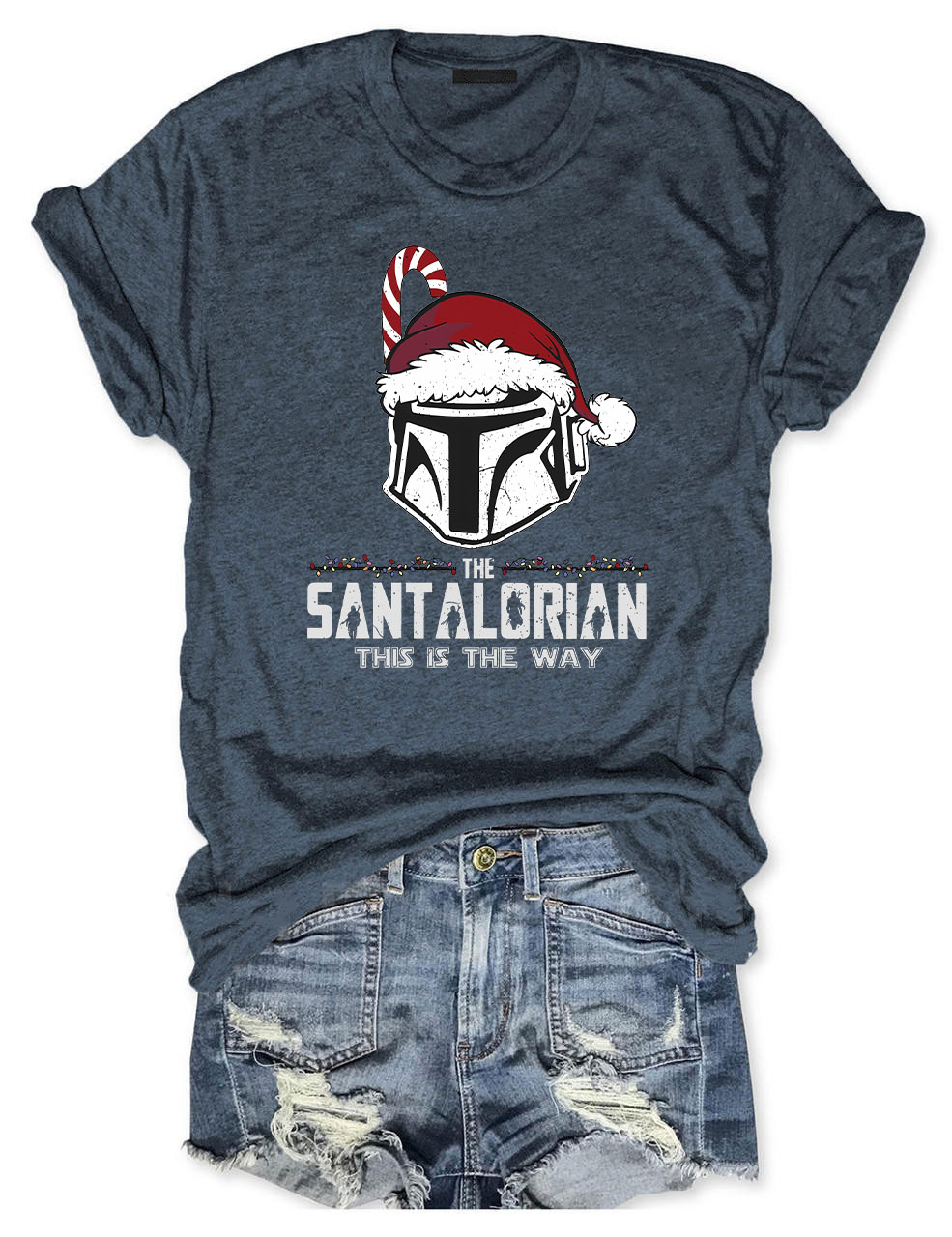 Star Wars Santalorian Funny T-shirt