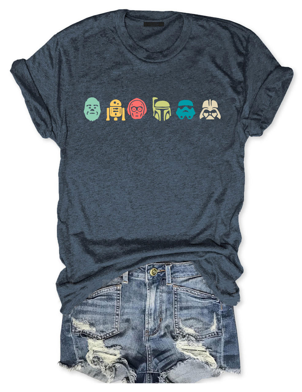 Star Wars Head Funny T-shirt