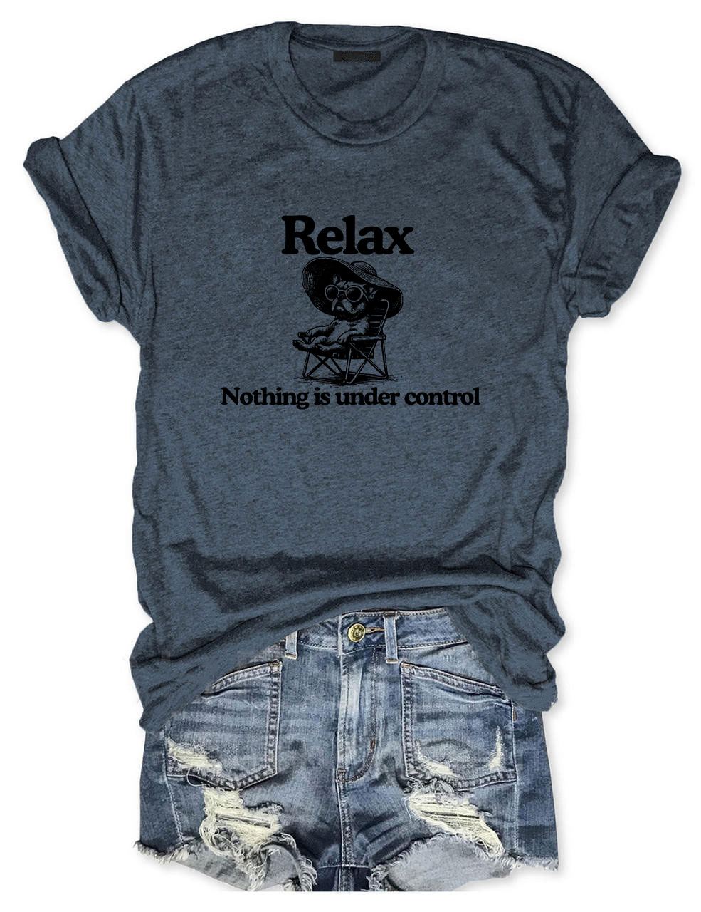 Relax Summer French Bulldog T-shirt