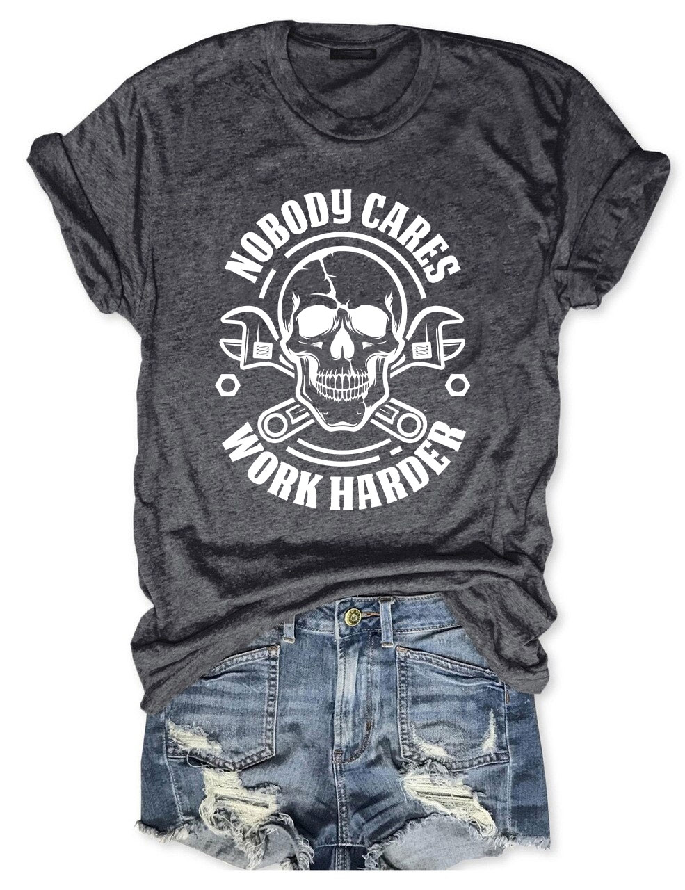Nobody Cares Work Harder With Kull T-Shirt