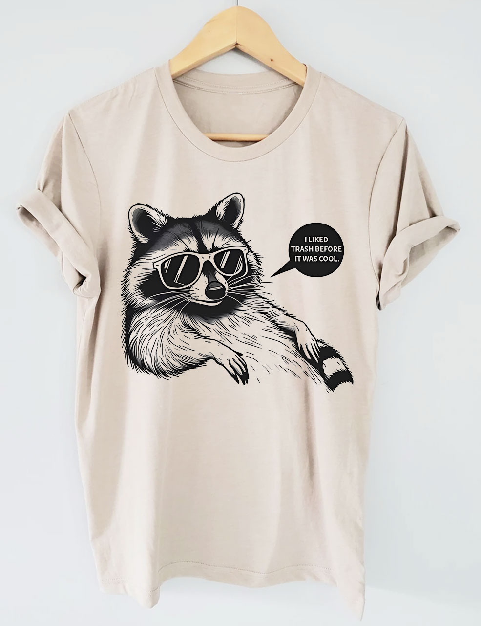 Hipster Raccoon T-shirt