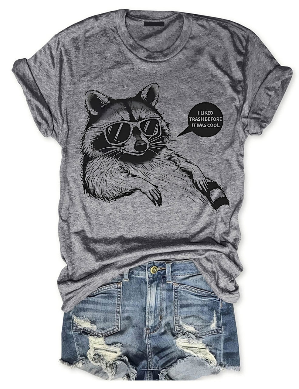 Hipster Raccoon T-shirt