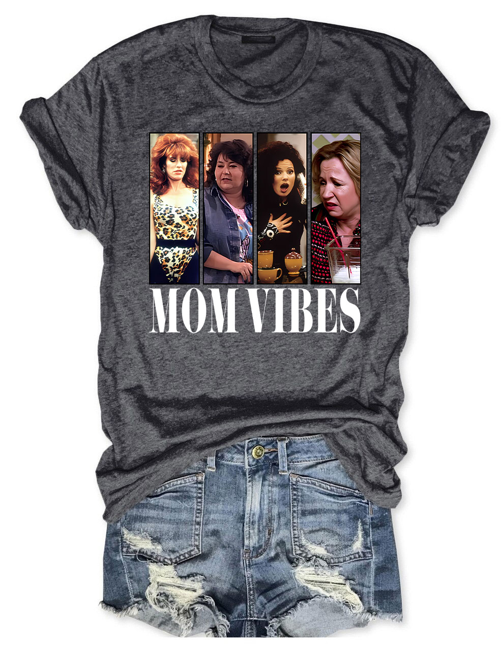 Retro 90��s Mom Vibes T-shirt