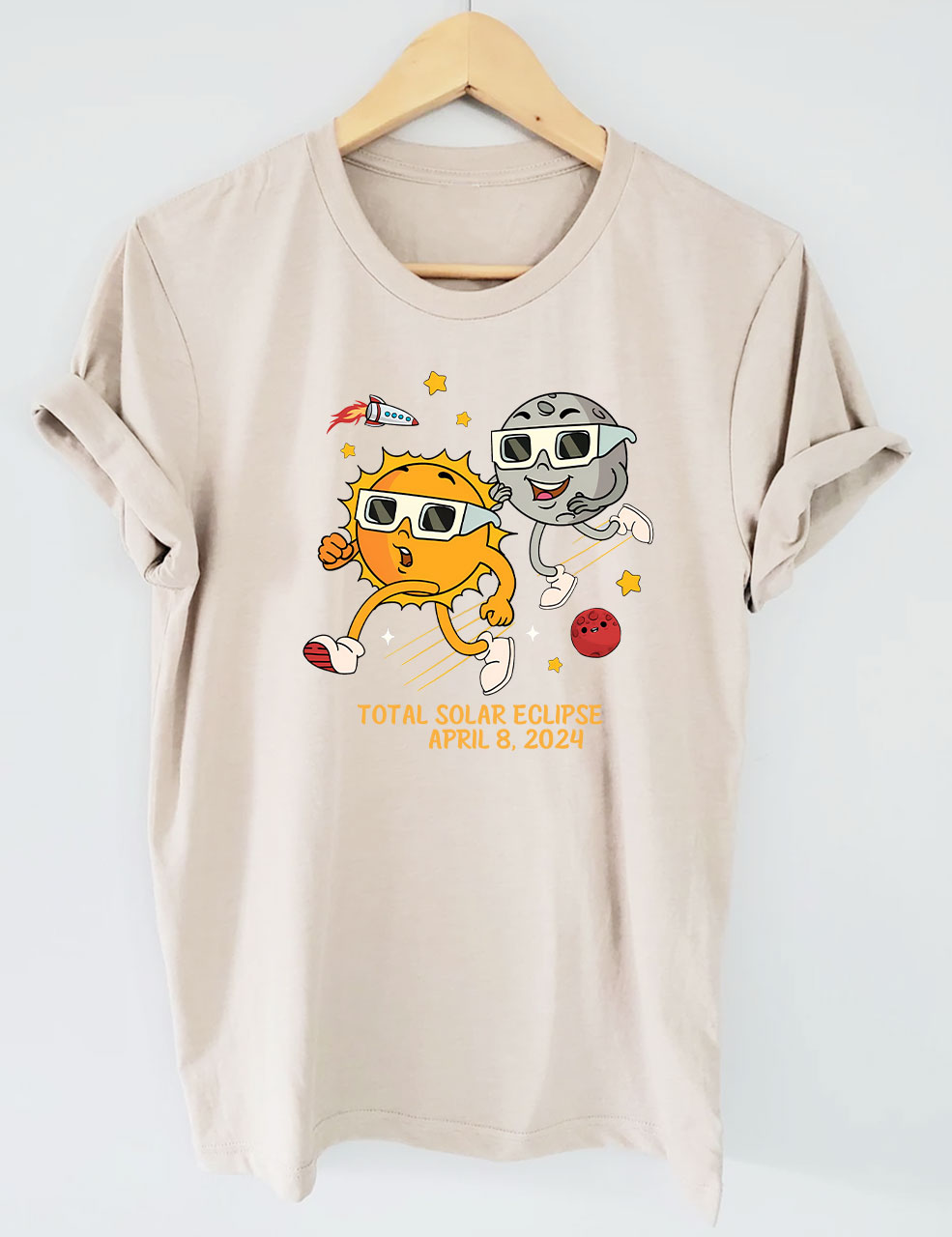 Total Solar Eclipse 2024 Funny T-shirt