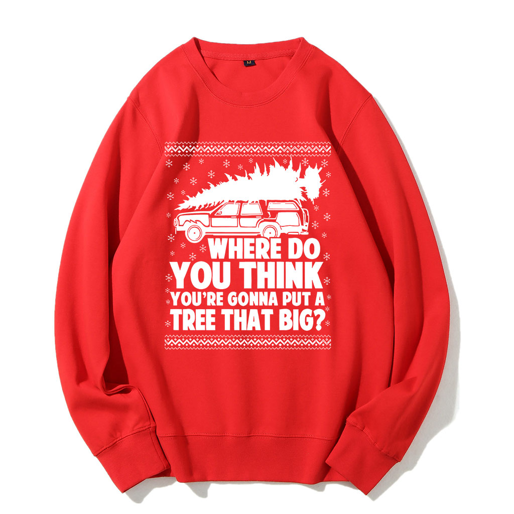 Bend Over and I'll Show You Christmas Couple Matching Sweatshirt