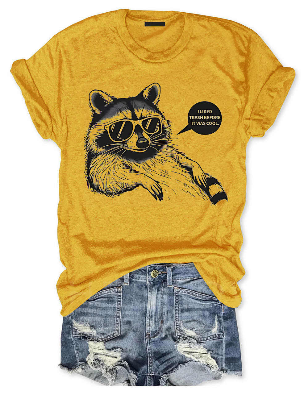 Hipster Raccoon T-shirt
