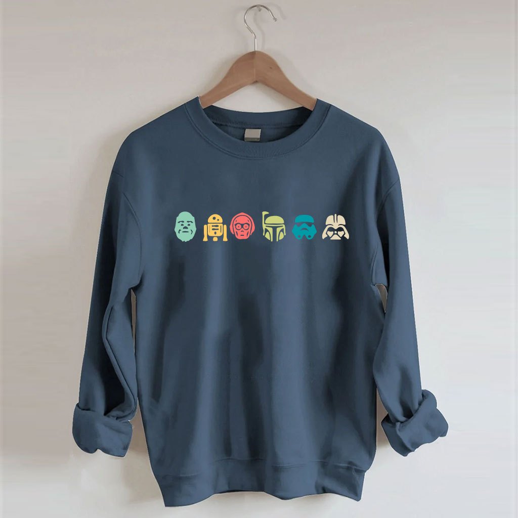 Star Wars Head Funny Sweatshirt
