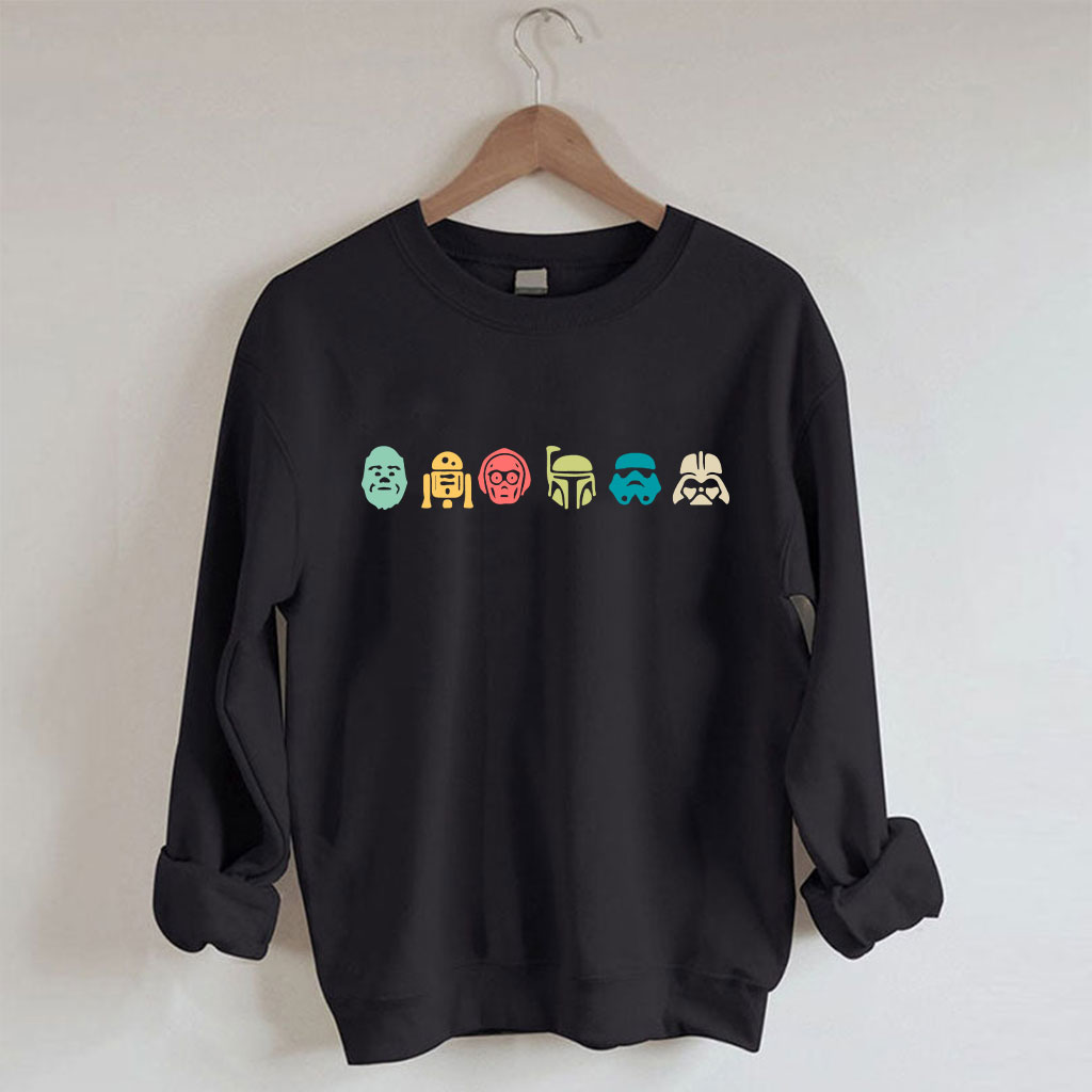 Star Wars Head Funny Sweatshirt