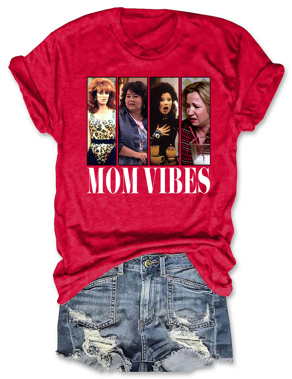 Retro 90��s Mom Vibes T-shirt