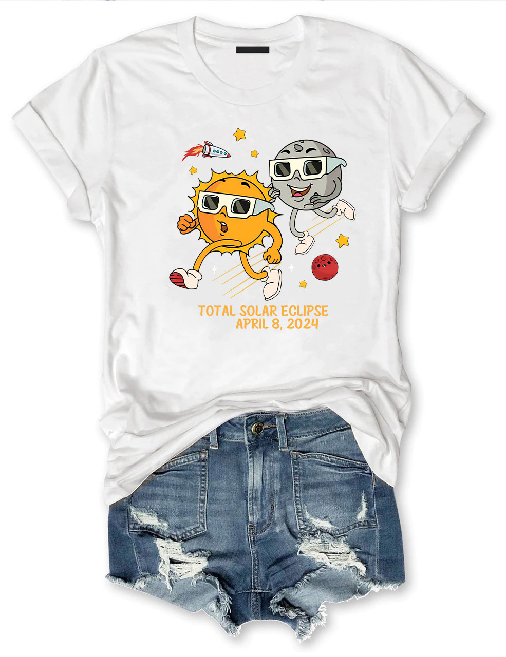 Total Solar Eclipse 2024 Funny T-shirt