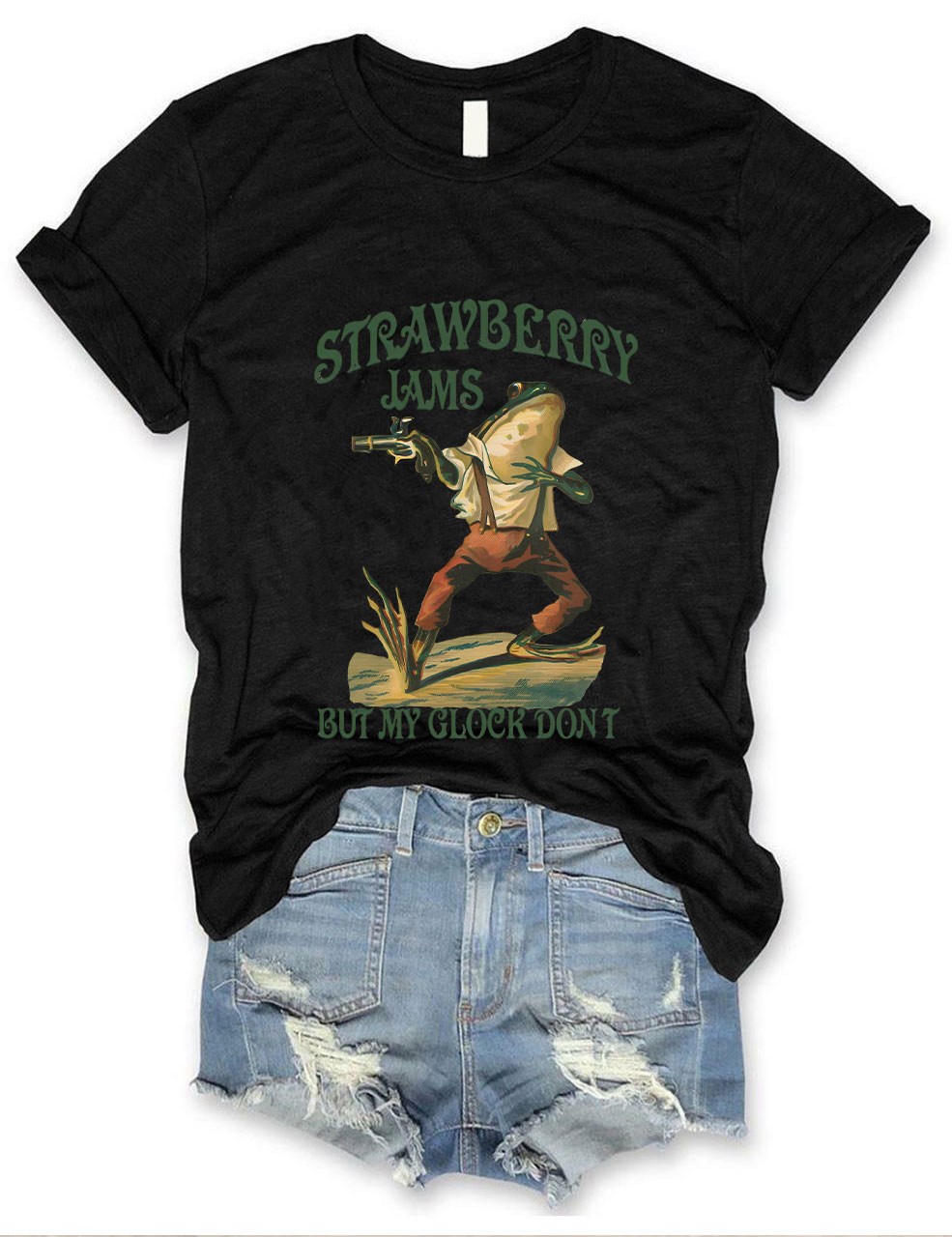 Strawberry Jams But My Glock Don't T-shirt