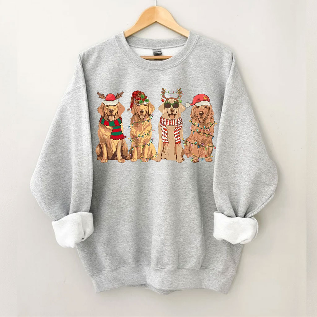 Golden Retriever Christmas Sweatshirt