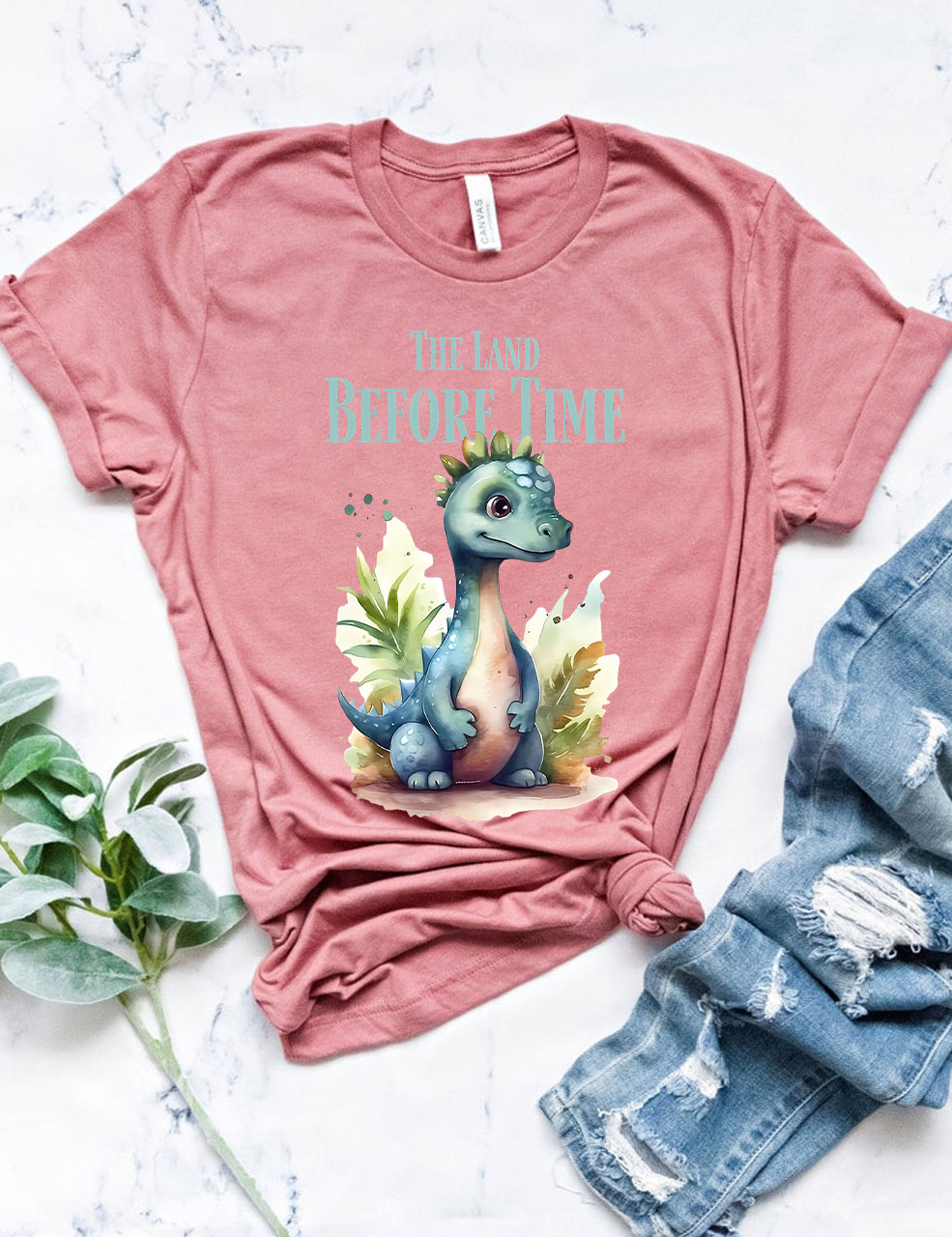 The Land Before Time Pastel Dinosaur Friends T-shirt