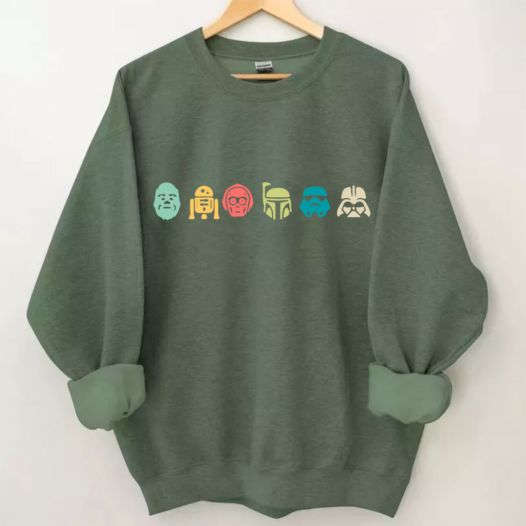 Star Wars Head Funny Sweatshirt