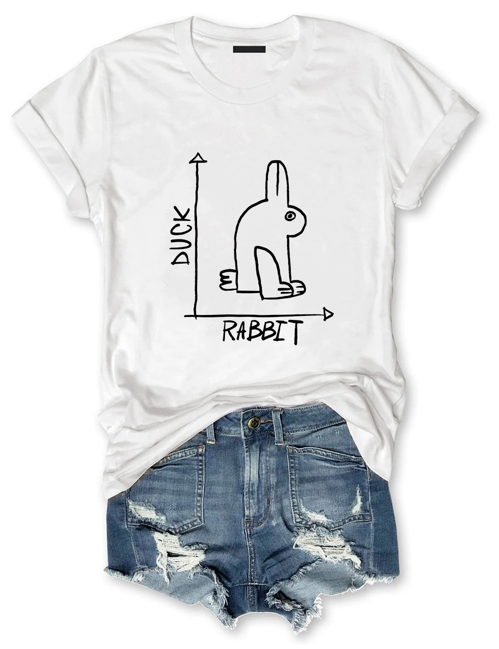 Rabbit Duck Funny T-Shirt