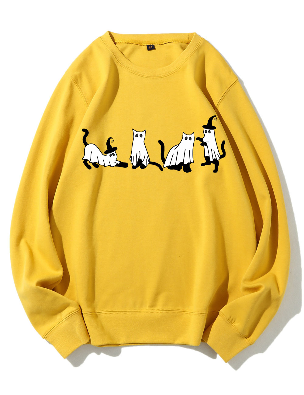 Halloween Ghost Cat Sweatshirt