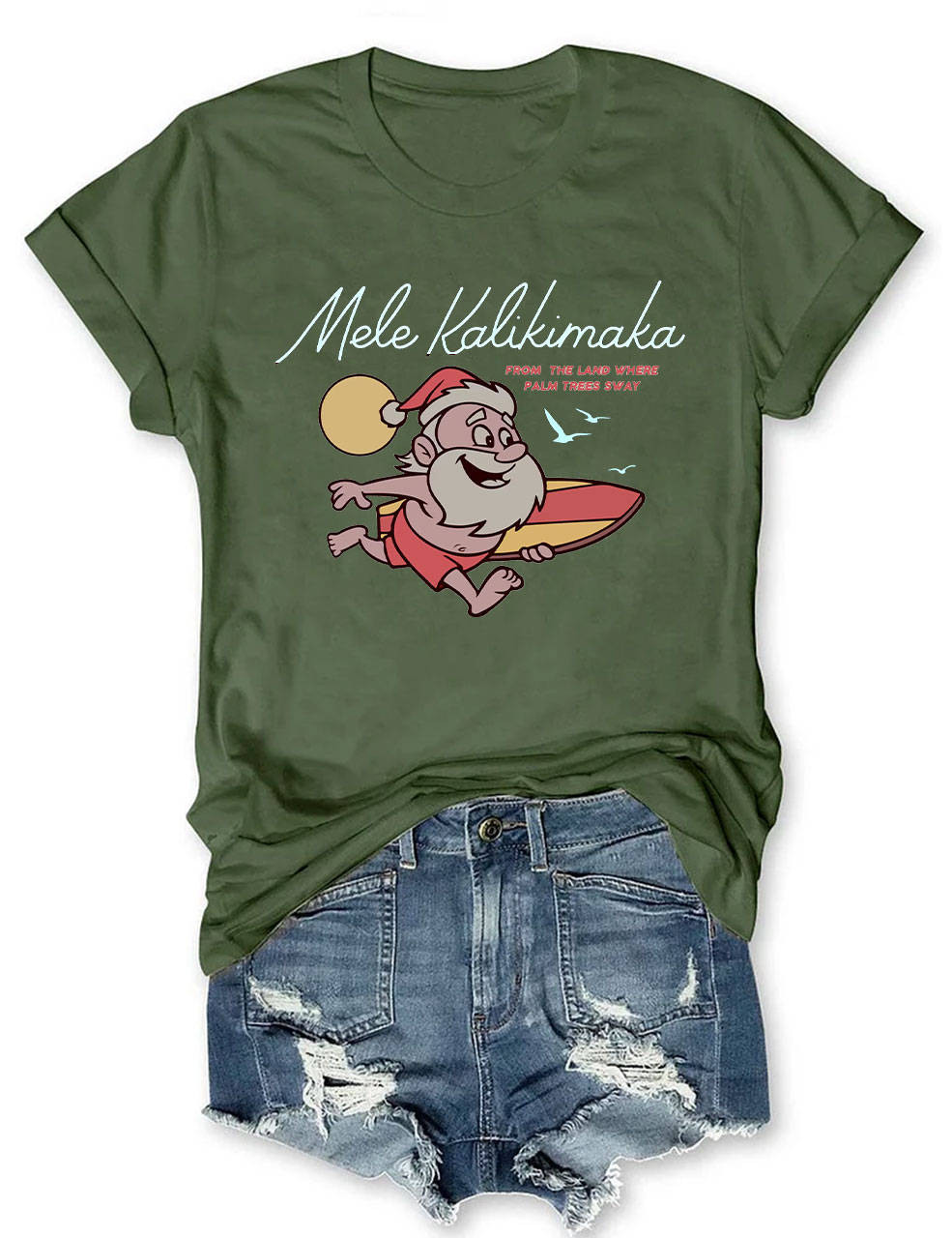 Mele Kalikimaka Hawaii Christmas T-Shirt
